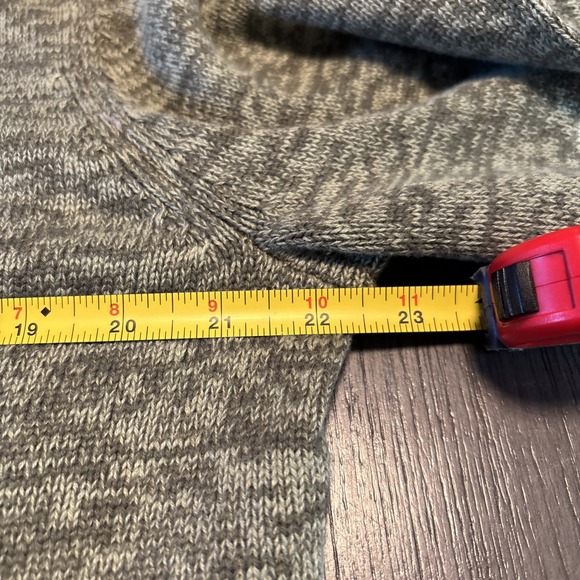 Karen Scott Women's Size L Green Marbled Button-Up Pockets Sweater Cardigan - Picture 6 of 7